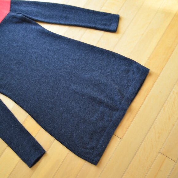 Theory Women's 100% Cashmere Colorblock Dress Size S / P - Picture 5 of 10